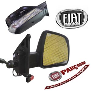 DIŞ DİKİZ AYNASI SAĞ SENSÖRLÜ TEK CAMLI , FIAT DOBLO 2015 MODEL VE SONRASI , ORJINAL FIAT YEDEK PARÇA , 735668189